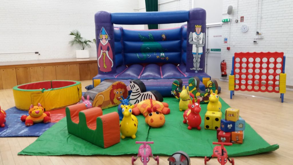 West End Parish Centre, Bouncy Castle Hire for parties, christenings, family events