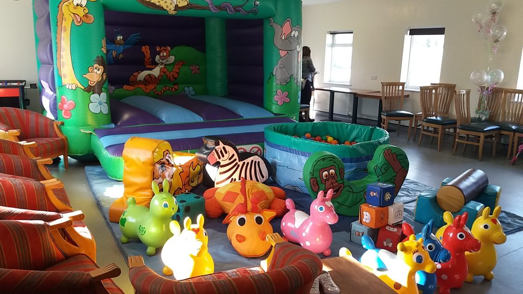 Jungle Bouncy Castle. Soft play, ballpool, party hire equipment