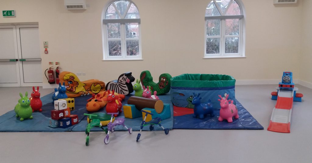 Soft Play with Ball Pool and Thomas the Tank Roller Coaster 1st 2nd Birthday Party Hire Fair Oak Southampton Eastleigh Christening