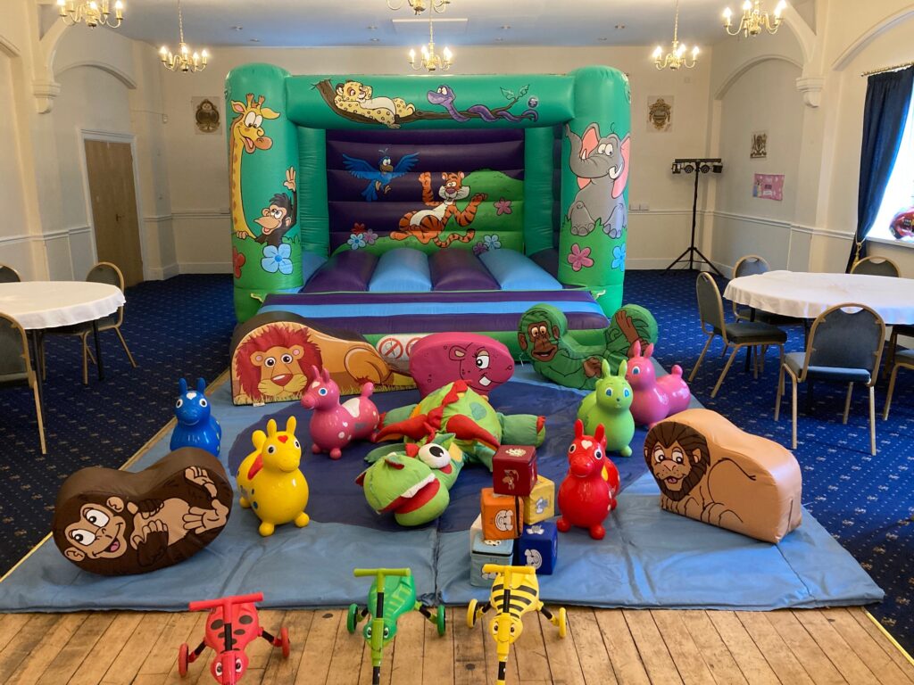 Jungle Bouncy Castle and Soft Play Bouncy Castle for Hire in Southampton Woolston