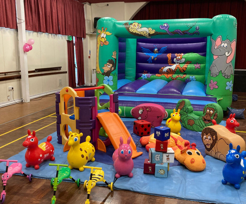 Bouncy Castle with Soft Play at Sarisbury Green Hampshire