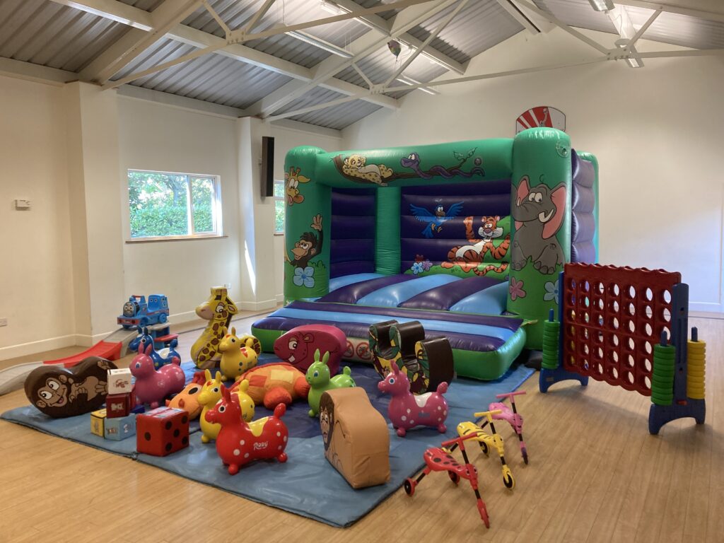 Bouncy castle and soft play hire at Thornhill Baptist Church Southampton
