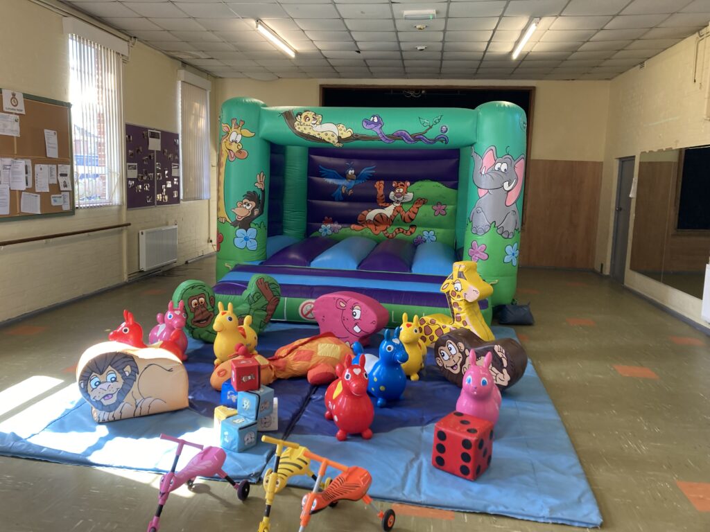 Jungle Bouncy Castle with Soft Play in Butts Road Sholing Community Centre