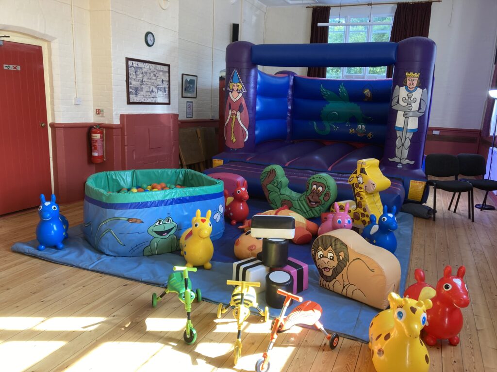 Knights and Princess Bouncy Castle with Softplay and Ballpool for hire in Mottisfont, Romsey