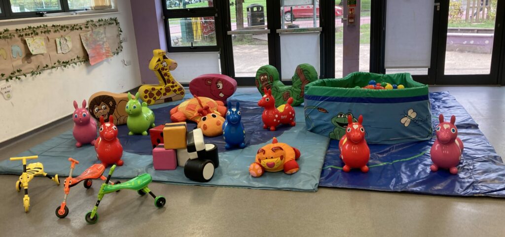 Soft play with ballpool for hire in Townhill Community Centre