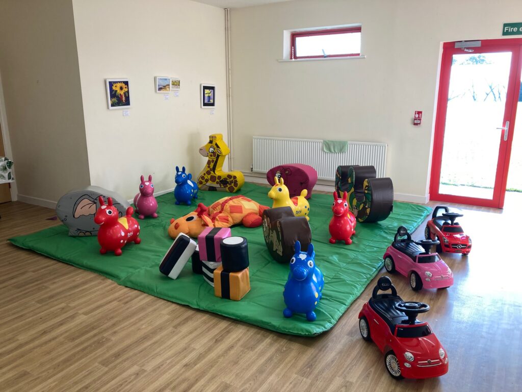Softplay Hire and Ride On Cars for Party Hire at Fryern Pavilion, Chandlers Ford