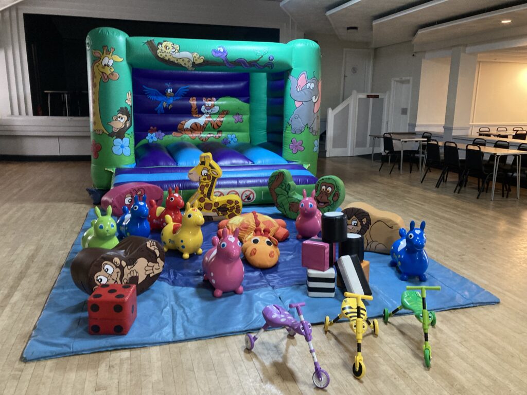 Bouncy castle and soft play at Empire Hall Totton